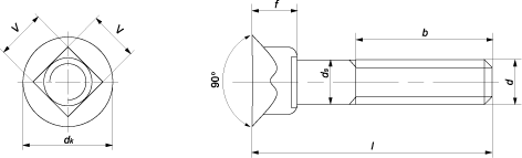 Болт М 16*45 оц DIN 608 Китай